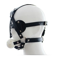 Fetish hoofdmondknevelharnas met  bdsm