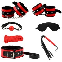 bondage kit rood & zwart