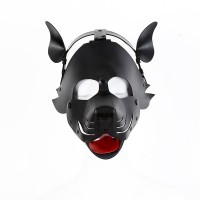 bdsm pu leren hondenmasker