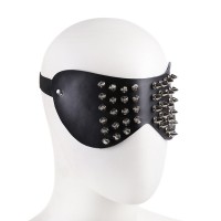 pu leren blinddoek spikes