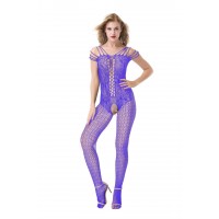 Complete bodysuit visnet paars - one-size