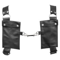 bondage play echt leren harnas mannen