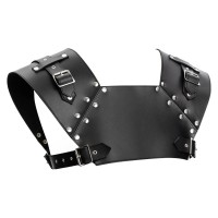 bondage play echte lederen borstharnas