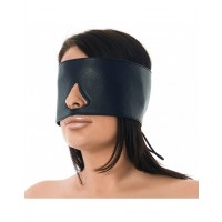 bondage blinddoek leer zwart