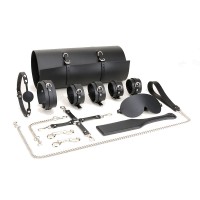 bondage kit 12 stuks zwart