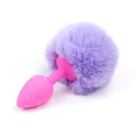 buttplug konijnenstaart paars
