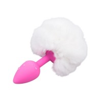 buttplug konijnenstaart wit