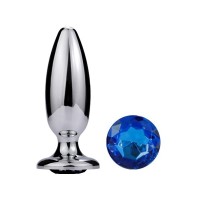 buttplug blauw kristal anaalplay