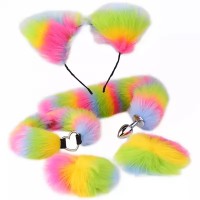 butplug regenboog set
