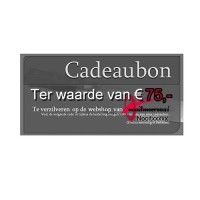 Nooitmeersaai cadeaubon €75,-