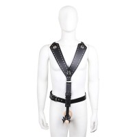 pu leren harnas cockring