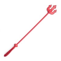 duiveltjes speer pu leren paddle rood