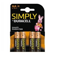 Duracell AA batterijen Simply 4 stuks