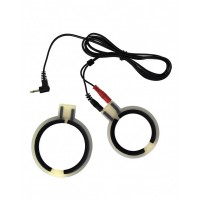 Electro siliconen cock ringen bi-polair penis sex