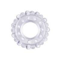 flexibele cockring ribbel transparant