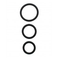 flexibele cockring zwart