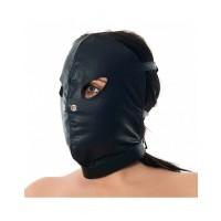 gezichtmasker zwart leer mas7598 bdsm