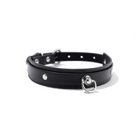 smalle halsband bdsm aanlijnring