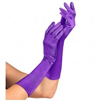 handschoenen paarse sexy satijn