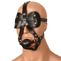 Hoofdharnas met mondknevel bdsm fetish