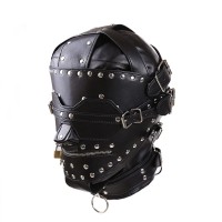 Hoofdmasker geblindeerd met gespen en sloten