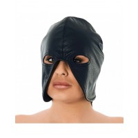 bondage gezichtmasker leer