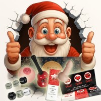 6 delig Speels Kerstpakket | Flirten, Spelen & Verleiding