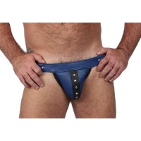 kuisheidsslip-pu-leer-blauw