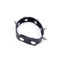 leren cockring met spikes