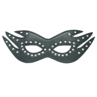 Luxe oogmasker met studs - zwart