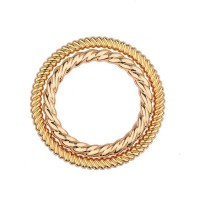 metalen cockring goudkleurig