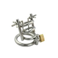 metalen kuisheidkooi met hangslot