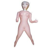 Opblaaspop vrouw licht 165 cm