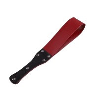 pu leren paddle zweep bruin