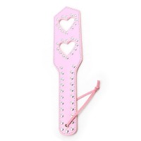 Paddle met studs en hartjes - roze