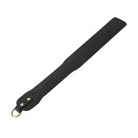 pu leren platte bdsm paddle zwart