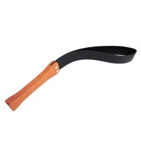 PU leren paddle met houten handvat - lengte 50 cm