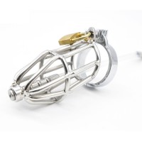  Peniskooi dilator met hangslot bdsm