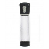 Penispomp 30cm op batterijen zwart