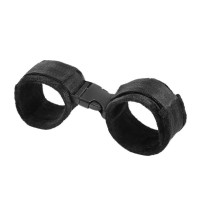 pluche handboeien bondage zwart