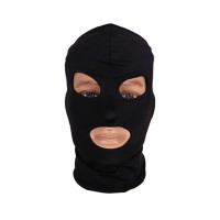 polyester bdsm hoofdmasker zwart