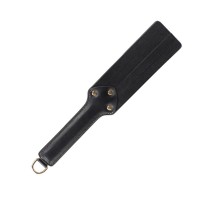 pu leren paddle flogger zwart