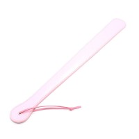 pu leren platte paddle roze