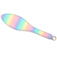 pu leren regenboog bdsm paddle