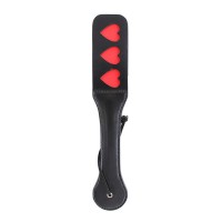 pu leren paddle hartjes