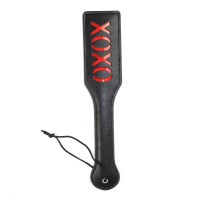 PU leren paddle met XOXO letters - 32 cm
