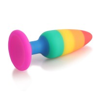 Regenboog buttplug small 25 - 80 mm