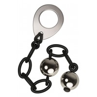 Rocks Off Love in Chains geisha ballen zwart zilver
