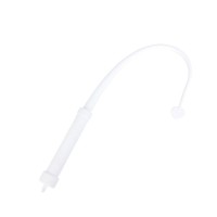 rubberen zweep 63 cm wit