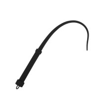 rubberen zweep 63cm zwart